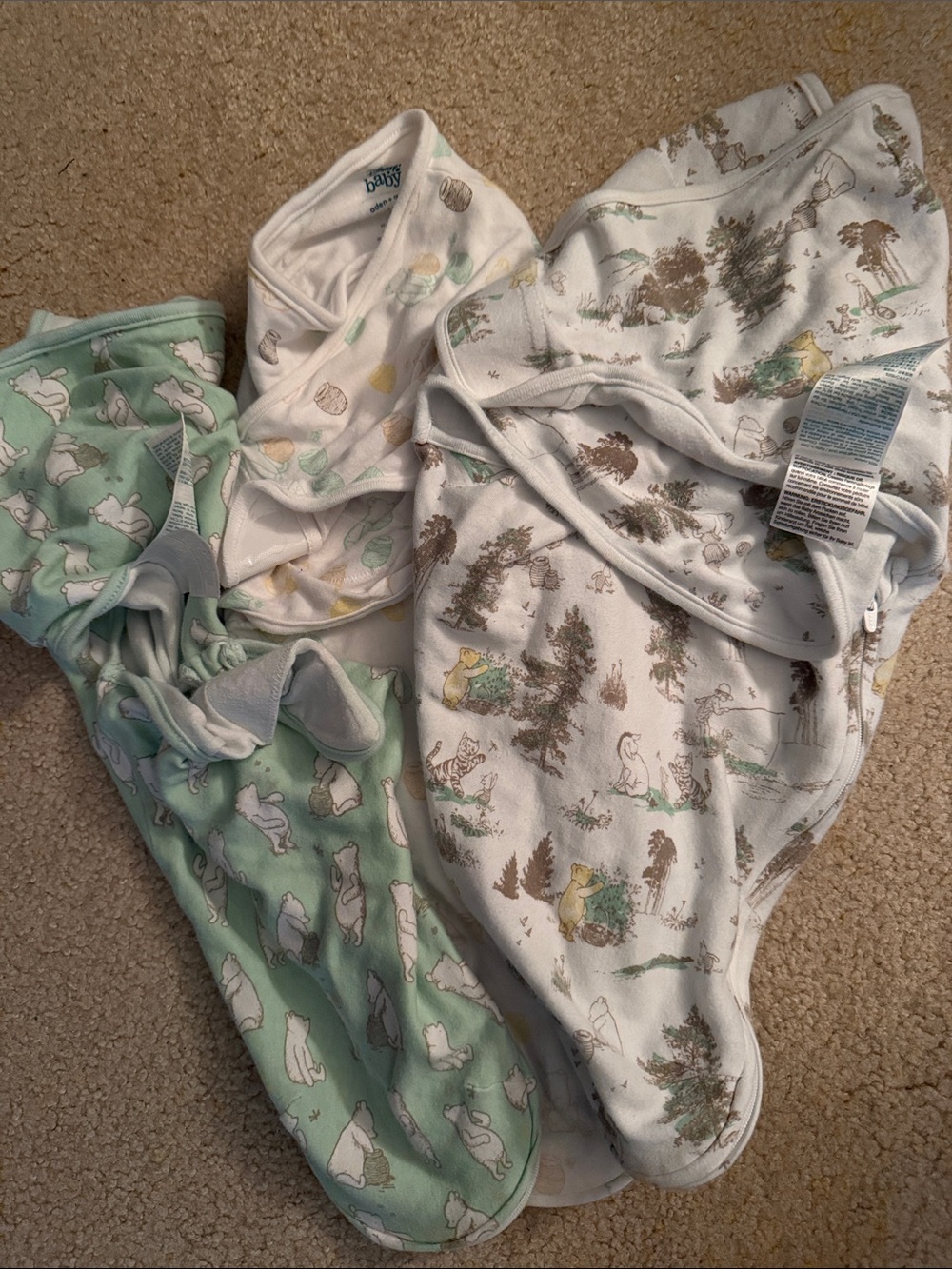 Baby Swaddles 3- Winnie the Pooh